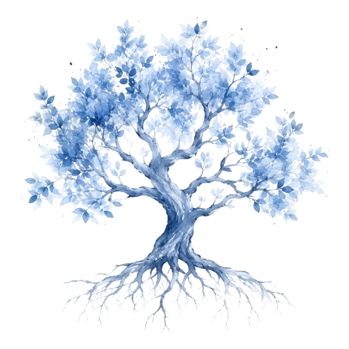 watercolor-blue-tree